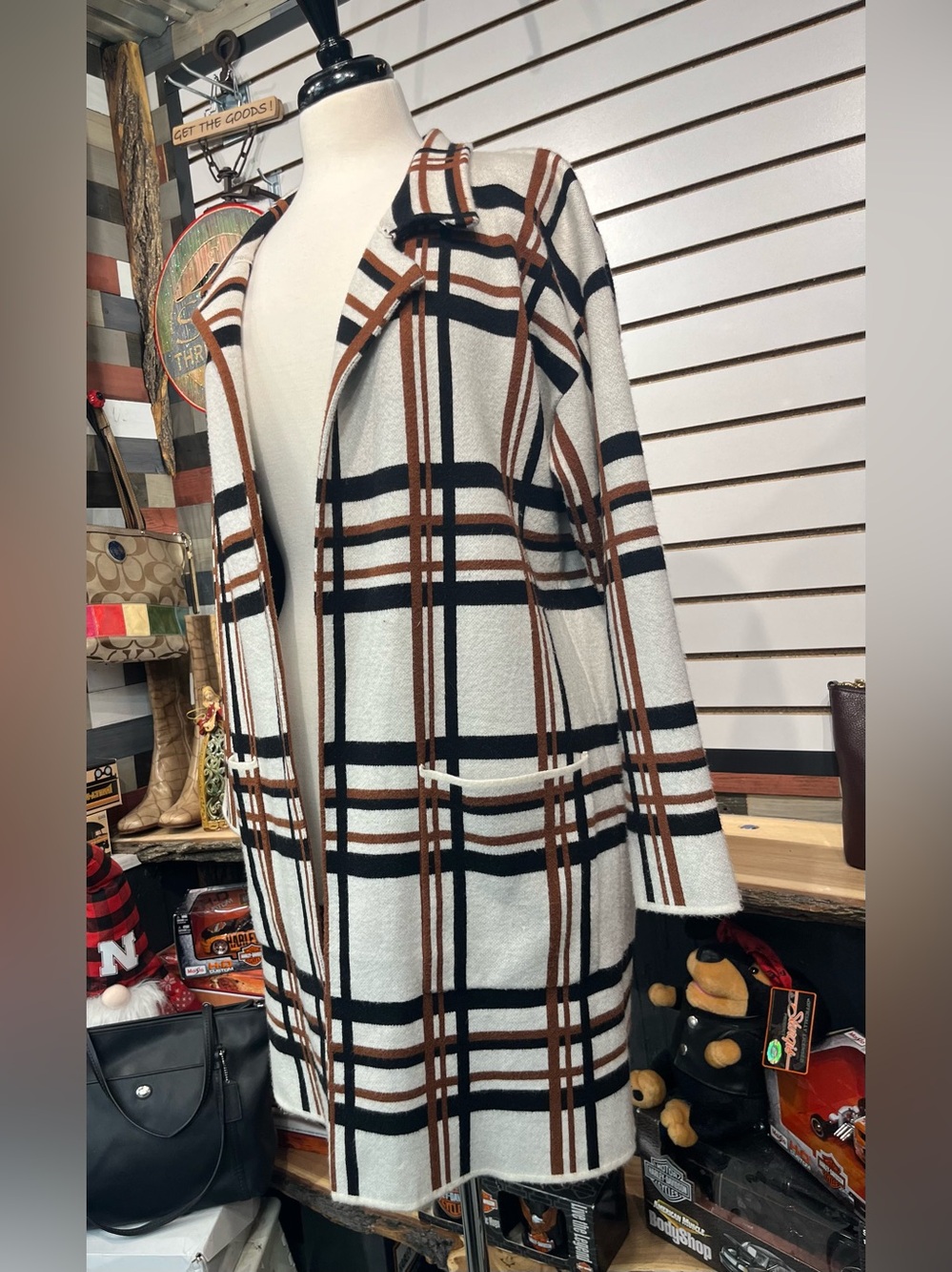 Eva & Paige open front knit jacket size XL - Picture 4 of 8